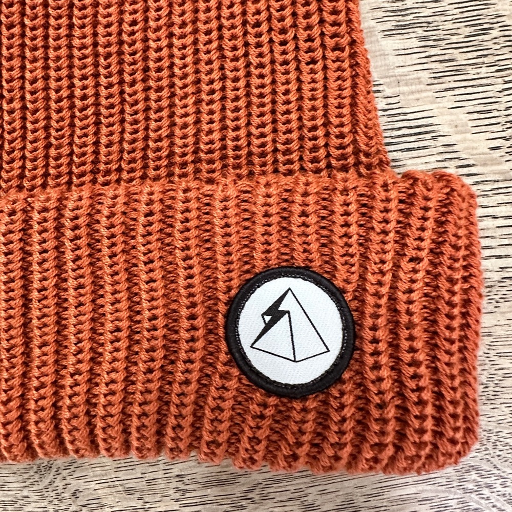 DESO Supply Lumberjack Cuff Repreve Beanie Stocking Hat Rust - Picture 4 of 12